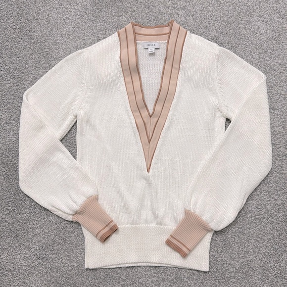 REISS Tor v-neck sweater XS - Picture 7 of 12